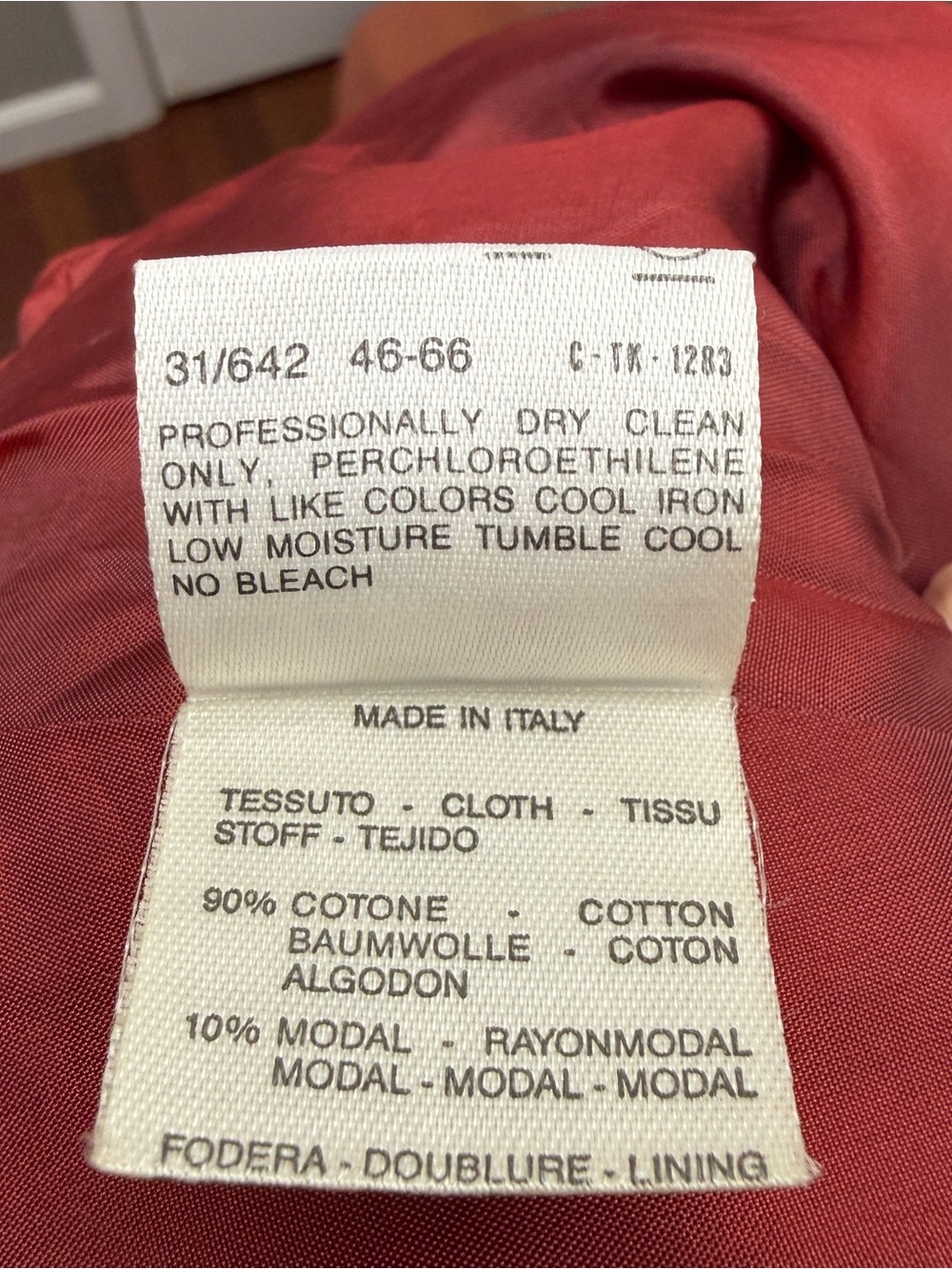 MARELLA Brown Velvet Paisley Open-Front Blazer - Size 12 - Picture 12 of 12